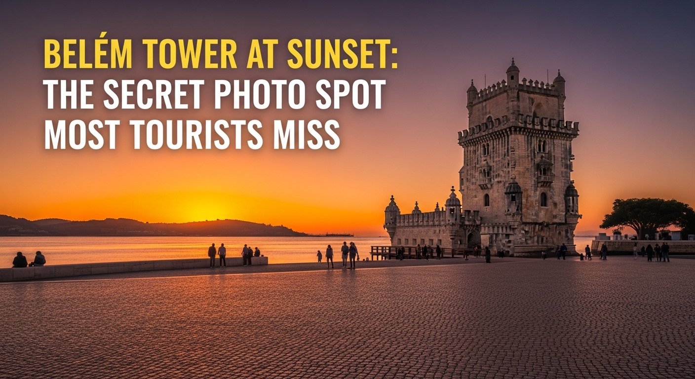 Belém Tower at Sunset: The Secret Photo Spot Most Tourists Miss.