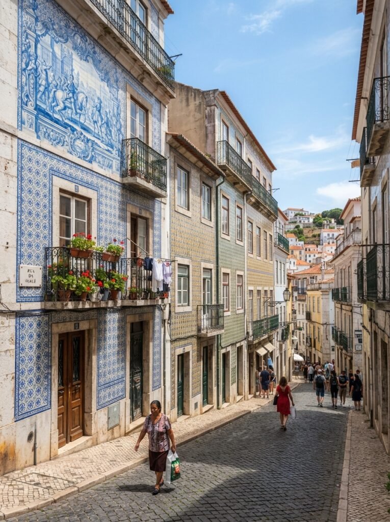 Portuguese tiles decorate walls 202607211120